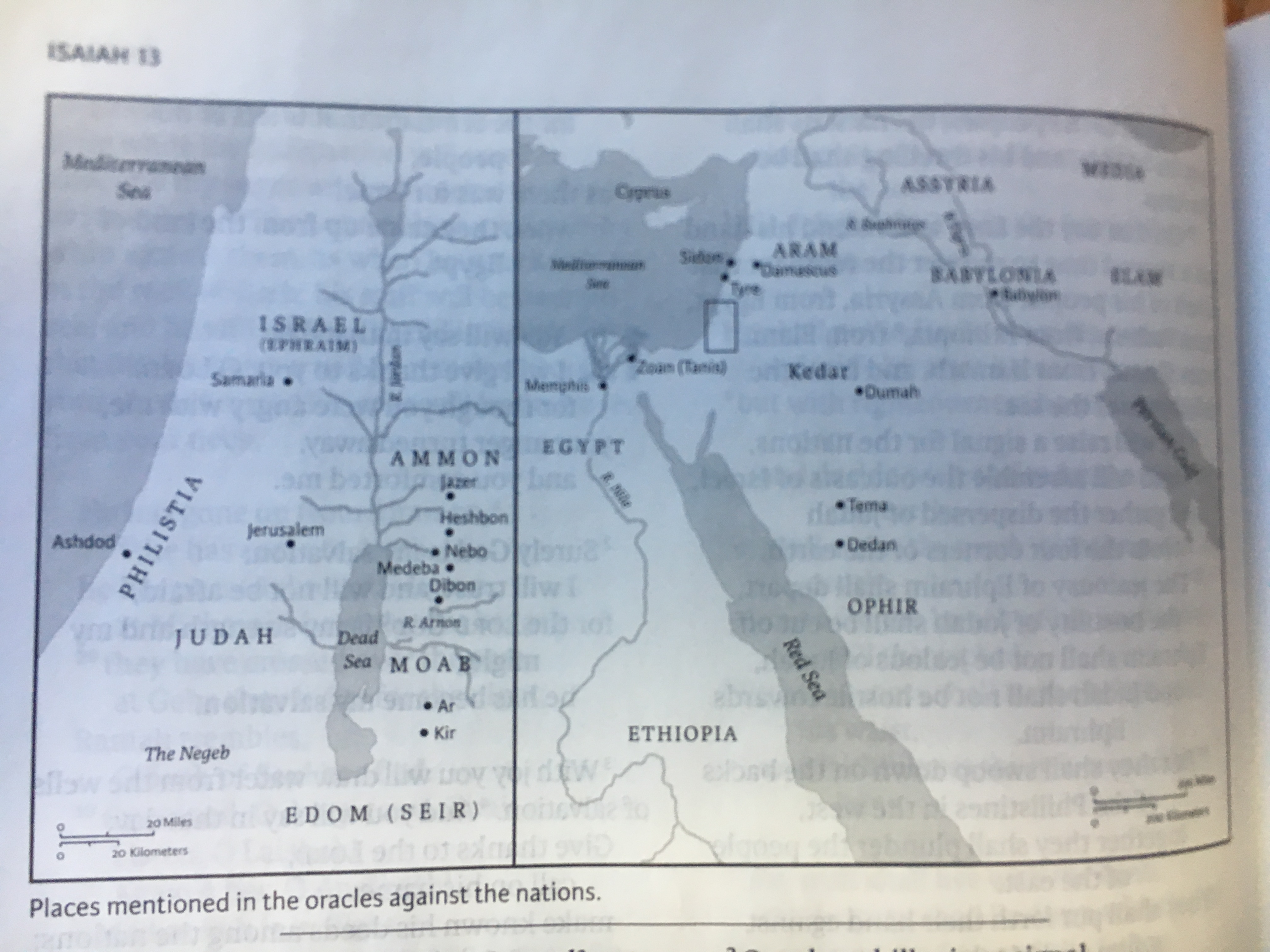 maps of Isaiah