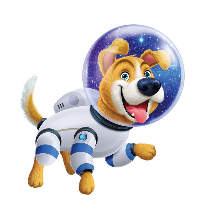 Astro the Dog, mascot for Stellar VBS.